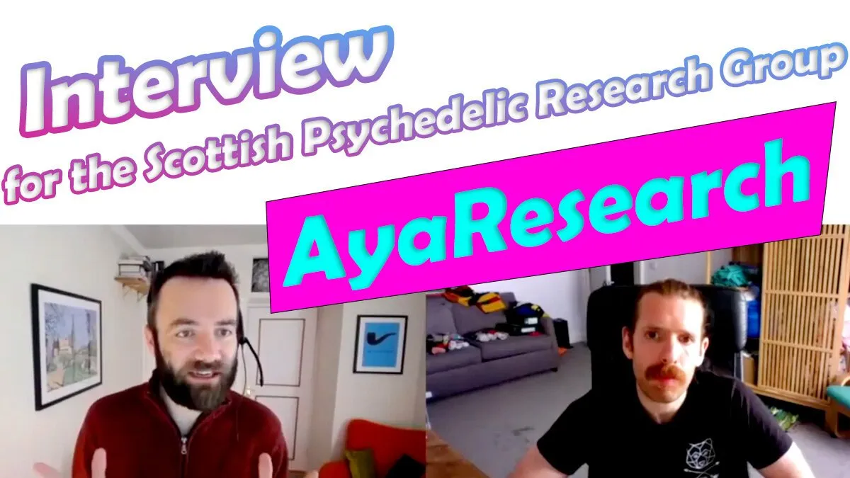 An interview for the Scottish Psychedelic Research Group