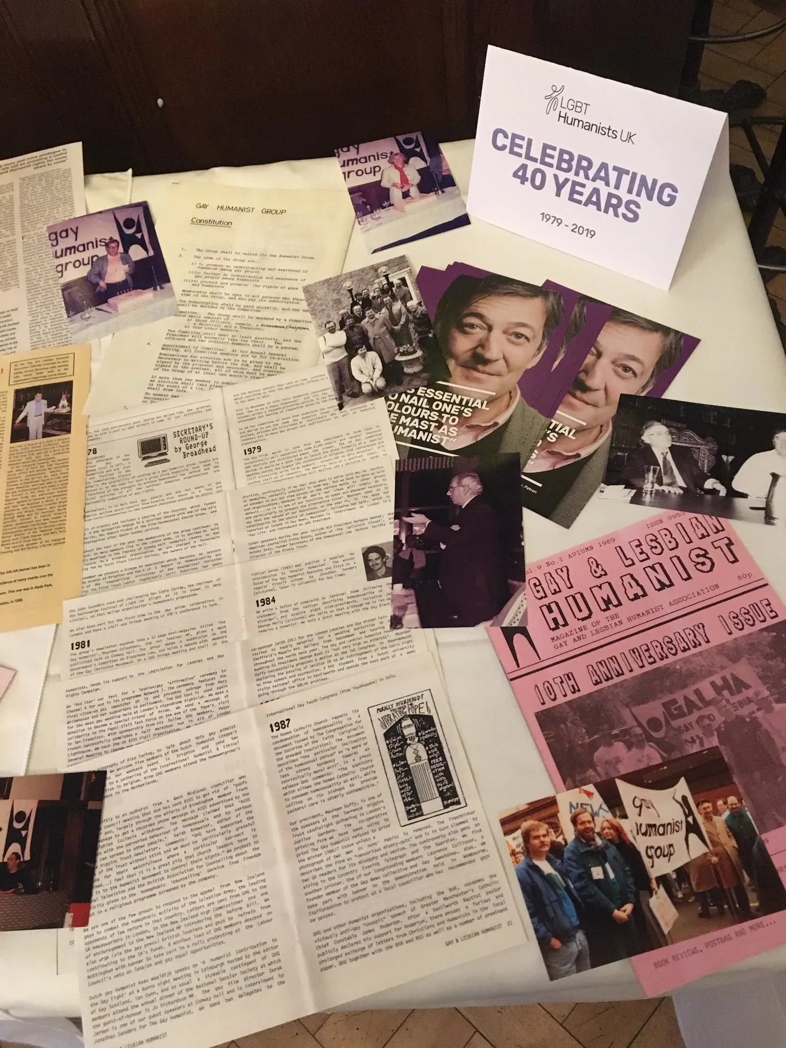 LGBT Humanists event guests