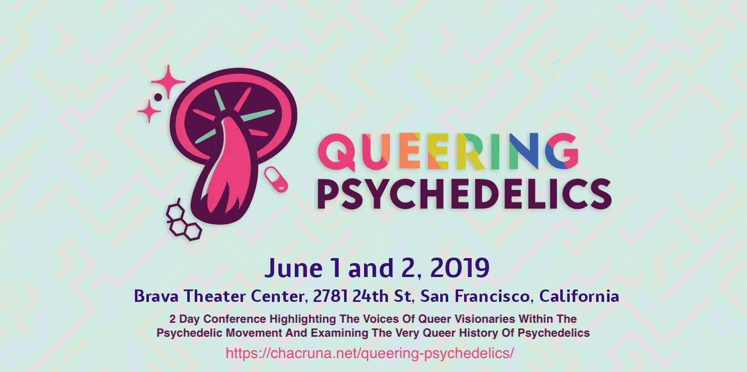 Queering Psychedelics 2019 flyer