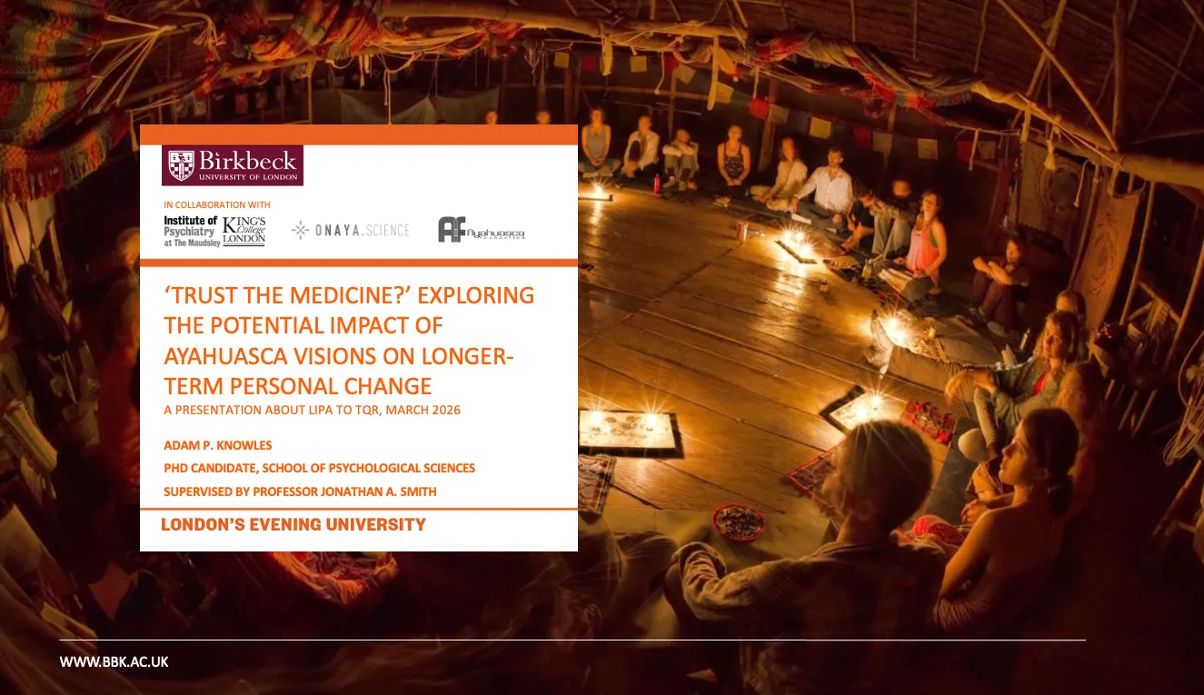 'Trust the medicine?' Presenting at the TQR 17th Annual Conference